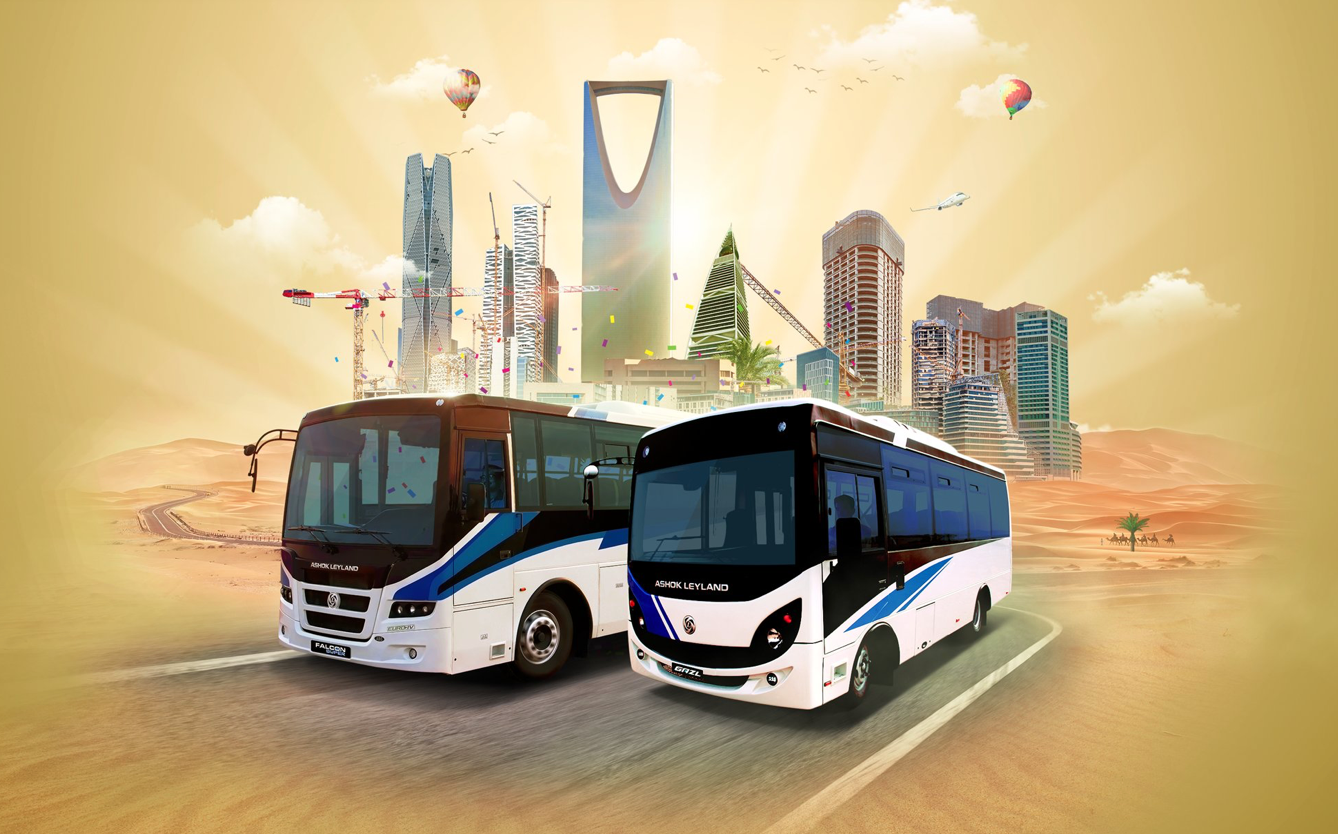 Isloob Alwan passenger transport buses operating in UAE